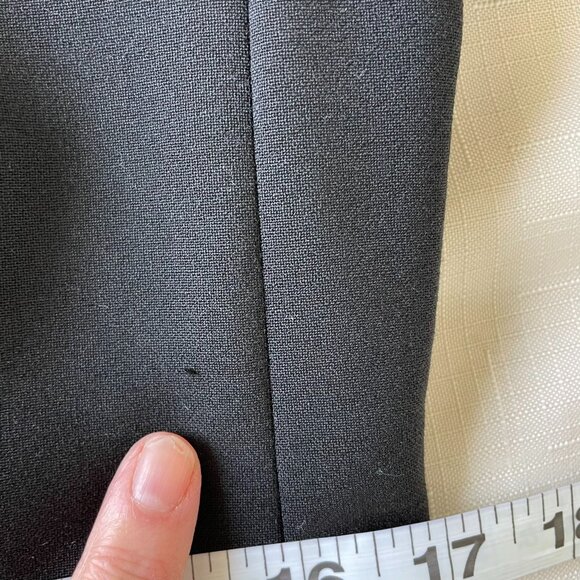 Y2K Esprit Black Blazer Womens Size 8 One Button Closure Jacket - Picture 8 of 13